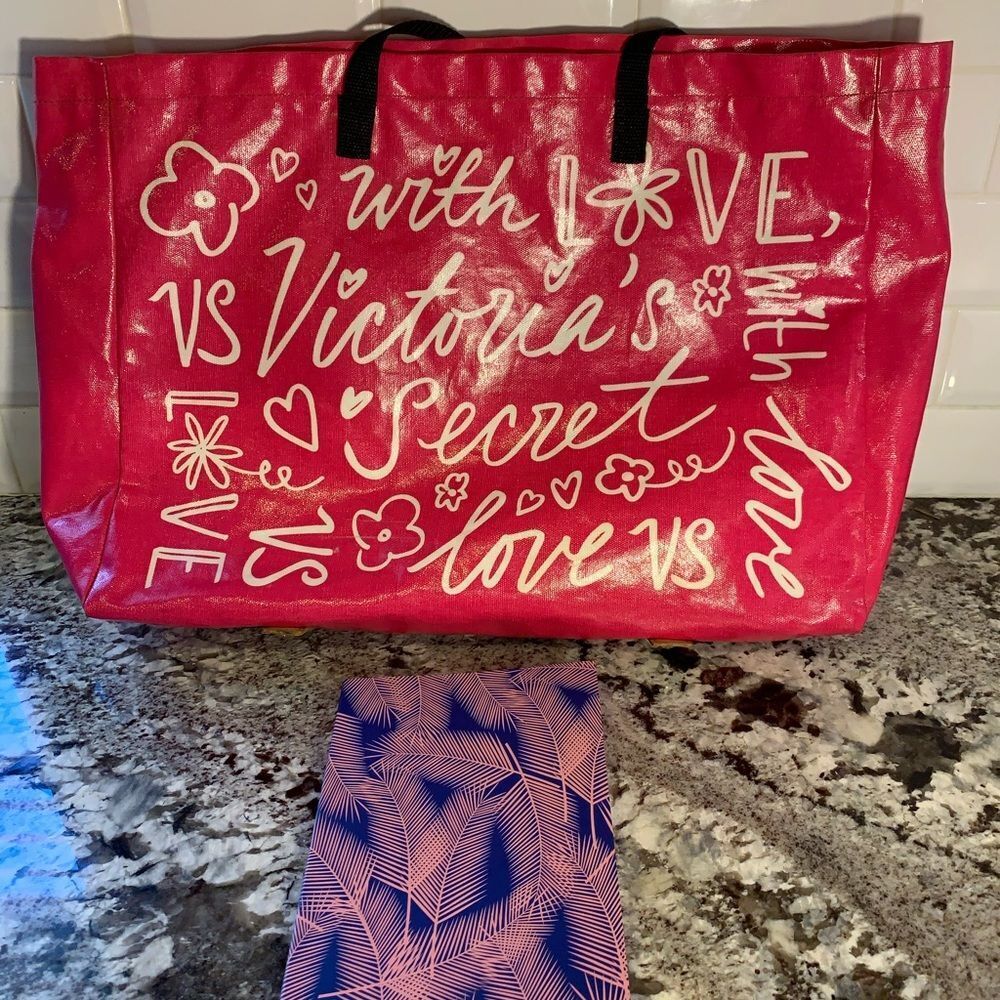 Victoria Secret Tote and Journal